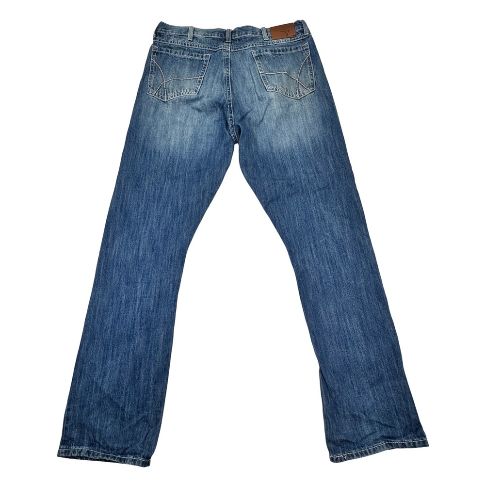 Wrangler 20X No. 42 Mens Relaxed Fit Straight Leg Jeans Medium Wash 38x36